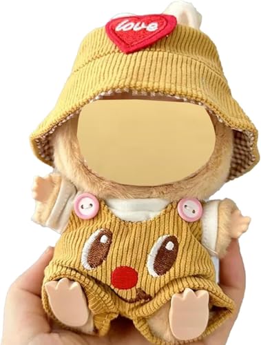 OYZOQ Kleidung für labubu, Butterbär-Overall-Set, passend für 17 cm große -Puppen OYZOQ Kleidung für labubu, Butterbär-Overall-Set, passend für 17 cm große -Puppen von OYZOQ