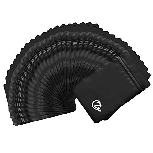 OZCHIN 100 Stück Mylar Beutel Wiederverschließbare Ziplock-Taschen für Lebensmittel, Schmuck, Elektronik, Selbstversiegelnde Aufbewahrung(10 x 15 cm), Weihnachtsgeschenke von OZCHIN