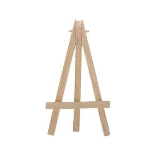 1 Stück Natürliche Holz Miniatur-Staffelei Rahmen Hochzeit Tischständer Tischnummernständer Namenskartenhalter Handbemalung (8 * 15CM) von OZDTLP