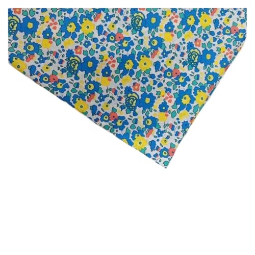 145 x 50 cm Baumwoll-Blumen-Nähstoff mit 60er-Jahre-Druck, kleine frische Kinderkleidung, Damenkleid, Kostümstoff for Erwachsene(10,140x150cm) von OZLCUA