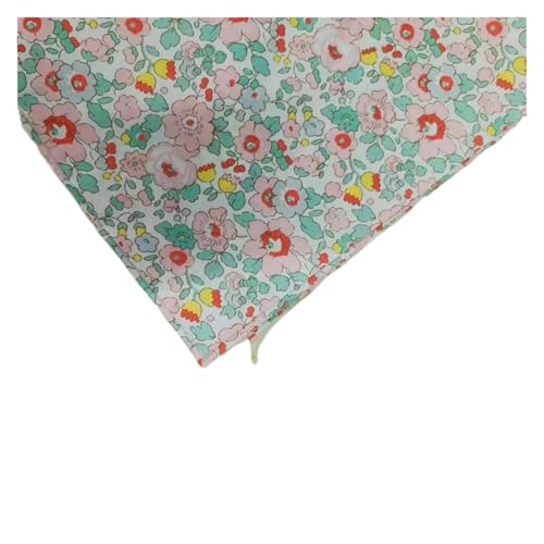 145 x 50 cm Baumwoll-Blumen-Nähstoff mit 60er-Jahre-Druck, kleine frische Kinderkleidung, Damenkleid, Kostümstoff for Erwachsene(8,140x150cm) von OZLCUA