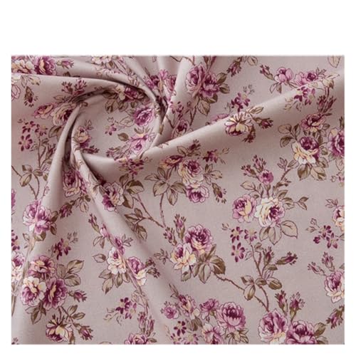 145x50cm Vintage Rose 20er Jahre Baumwollstoff Handarbeit Diy Patchwork Tuch Bedruckte Bettwäsche und Nähen(11,145x50cm) von OZLCUA