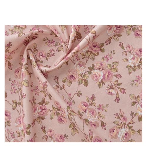 145x50cm Vintage Rose 20er Jahre Baumwollstoff Handarbeit Diy Patchwork Tuch Bedruckte Bettwäsche und Nähen(13,145x150cm) von OZLCUA