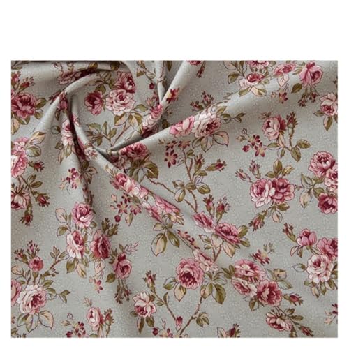 145x50cm Vintage Rose 20er Jahre Baumwollstoff Handarbeit Diy Patchwork Tuch Bedruckte Bettwäsche und Nähen(14,145x50cm) von OZLCUA