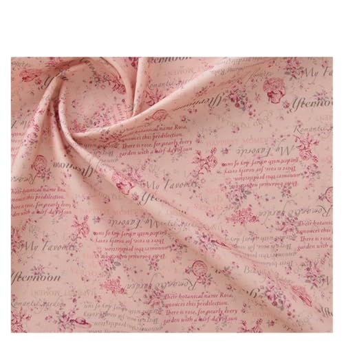 145x50cm Vintage Rose 20er Jahre Baumwollstoff Handarbeit Diy Patchwork Tuch Bedruckte Bettwäsche und Nähen(3,145x50cm) von OZLCUA