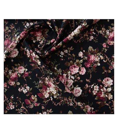 145x50cm Vintage Rose 20er Jahre Baumwollstoff Handarbeit Diy Patchwork Tuch Bedruckte Bettwäsche und Nähen(6,145x50cm) von OZLCUA
