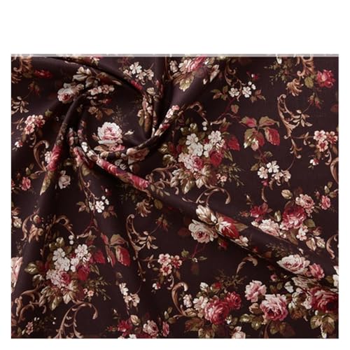 145x50cm Vintage Rose 20er Jahre Baumwollstoff Handarbeit Diy Patchwork Tuch Bedruckte Bettwäsche und Nähen(8,145x50cm) von OZLCUA