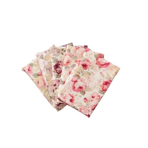 145x50cm Vintage Rose 20er Jahre Baumwollstoff Handarbeit Diy Patchwork Tuch Bedruckte Bettwäsche und Nähen(9,145x100cm) von OZLCUA