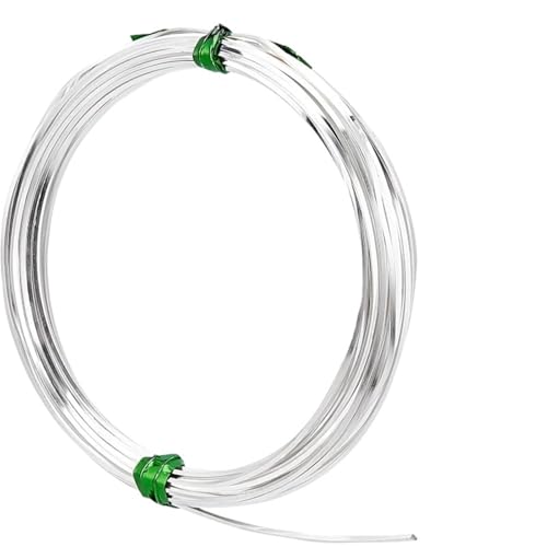 20 Gauge 16 Fuß Messing Vierkantdraht Silber Messingdraht for Schmuck Perlen Handwerk Arbeit von OZLCUA