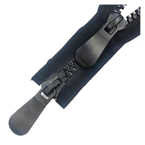 OZLCUA #15 75cm Extra Large Two-Way Split Plastic Zipper for Sewing, Cotton Clothing, Winter Coats Bulk Heavy Duty Zipper(80cm) von OZLCUA