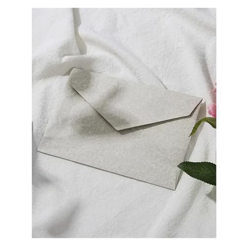 OZLCUA Dicke Papierumschläge, süße Papiertüten, Hochzeitseinladungen, Karten, Postkartenhüllen(Grey) von OZLCUA