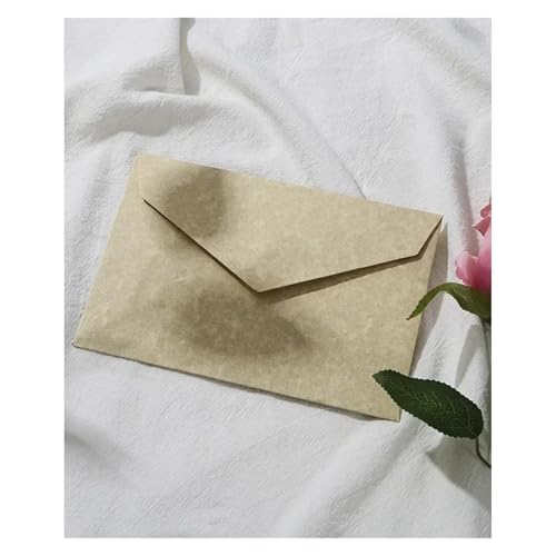 OZLCUA Dicke Papierumschläge, süße Papiertüten, Hochzeitseinladungen, Karten, Postkartenhüllen(Yellow) von OZLCUA