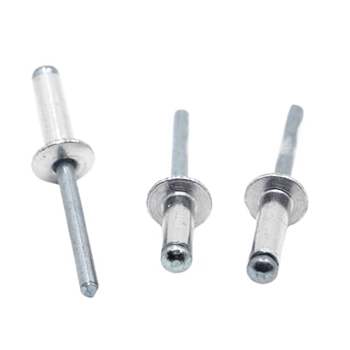 10/20 stücke M2.4 M3.2 M4 M5 M6 GB12618 Aluminium Pilzkopf Bruchdorn Blindnieten Nagel Pop Niet for Möbel Auto Flugzeug(M2.4 20pcs,9mm) von OZLIYY