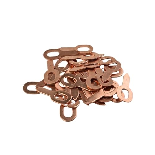 OZLIYY 100 Stück Dent Puller Ringe for Punktschweißschweißgeräte Karosserieteile Ziehen von Unterlegscheiben Werkzeug 55 mm Kupferbeschichtetes Reparaturzubehör von OZLIYY