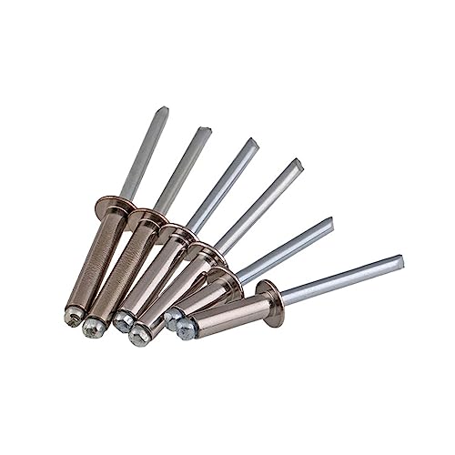 OZLIYY 304 Edelstahl Rundkopf Pop Open Hohl Blindnieten Selbststeckende Niet Dekoration Nagel Rebite Blindniete(M4.0 (10Pcs),18mm) von OZLIYY