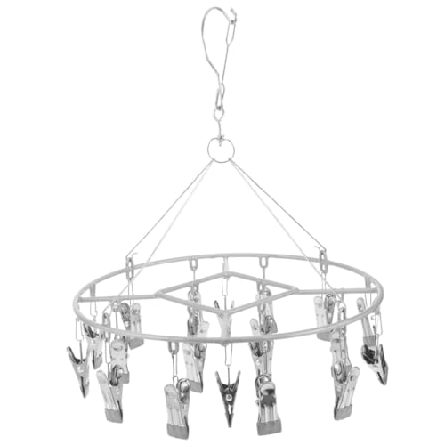 OZLMBERN Circular Sock Rack Household Clothes Drying Rack Multi Clip Hanging Sock Rack Multifunctional Underwear Drying Clip OZLMBERN Circular Sock Rack Household Clothes Drying Rack Multi Clip Hanging Sock Rack Multifunctional Underwear Drying Clip von OZLMBERN