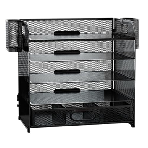 OZMDXKJ Schreibtisch-Organizer Und ZubehöR, 5-Stufiger Papier-Briefablage-Organizer, Schreibtisch-Akten-Organizer Mit Schubladen Und 2 Stifthaltern, FüR Schul- Und HeimbüRobedarf OZMDXKJ Schreibtisch-Organizer Und ZubehöR, 5-Stufiger Papier-Briefablage-Organizer, Schreibtisch-Akten-Organizer Mit Schubladen Und 2 Stifthaltern, FüR Schul- Und HeimbüRobedarf von OZMDXKJ