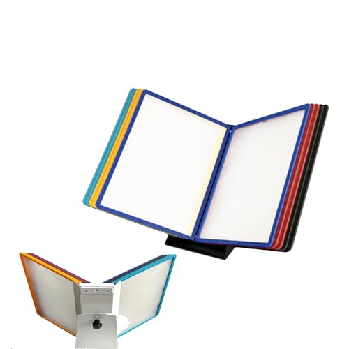 Schreibtisch-Referenz-Organizer, Referenz-Organizer Zur Wandmontage, Schreibtisch-Dokumentenhalter Aus Metall, 360° Verstellbar, füR Die Anzeige Und Aufbewahrung Von A4-Dokumenten Im BüRo/Zuhause,B Schreibtisch-Referenz-Organizer, Referenz-Organizer Zur Wandmontage, Schreibtisch-Dokumentenhalter Aus Metall, 360° Verstellbar, füR Die Anzeige Und Aufbewahrung Von A4-Dokumenten Im BüRo/Zuhause,B von OZMDXKJ