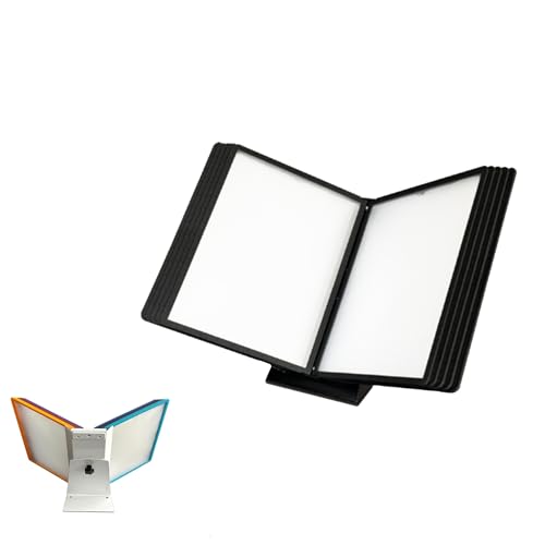 Schreibtisch-Referenz-Organizer, Referenz-Organizer Zur Wandmontage, Schreibtisch-Dokumentenhalter Aus Metall, 360° Verstellbar, füR Die Anzeige Und Aufbewahrung Von A4-Dokumenten Im BüRo/Zuhause,C Schreibtisch-Referenz-Organizer, Referenz-Organizer Zur Wandmontage, Schreibtisch-Dokumentenhalter Aus Metall, 360° Verstellbar, füR Die Anzeige Und Aufbewahrung Von A4-Dokumenten Im BüRo/Zuhause,C von OZMDXKJ