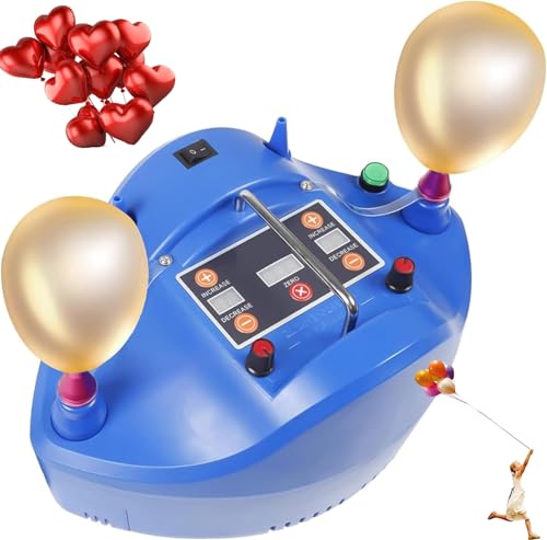 Ballonpumpe, Elektrischer Ballon-Inflator Mit Doppeldüse, Präzisions-Luftpumpe, Ballonpumpe Mit Digitalem Timer-Zähler, Tragbare Aufblas-Luftpumpe, Kommt Mit Pedalen, For Verschiedene Ballons Ballonpumpe, Elektrischer Ballon-Inflator Mit Doppeldüse, Präzisions-Luftpumpe, Ballonpumpe Mit Digitalem Timer-Zähler, Tragbare Aufblas-Luftpumpe, Kommt Mit Pedalen, For Verschiedene Ballons von OZPPM