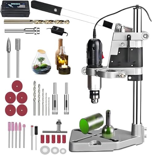OZPPM Elektroglas Flaschenschneider -Kit, Multifunktionale Flaschenschneidemaschine, 36 Stück Vielseitiges Rotary -Werkzeugkit Zum Bohren, Für Weinflaschen, Meeresglas, Handwerk, DIY -Blumentopf von OZPPM