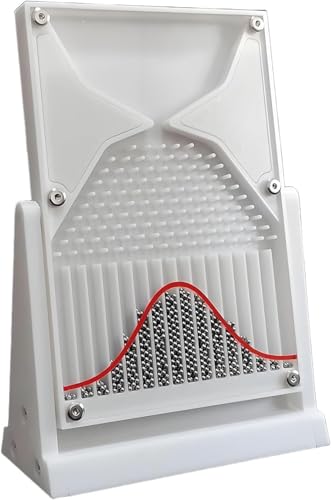 OZPPM Galton-Brett, Wahrscheinlichkeits-Demonstrationsmodell For Den Schreibtisch Mit Glockenkurve, Lehrmittel For Physiklabore, For Den Laborunterricht In Der Schule Und For Die Zufallsverteilung von OZPPM