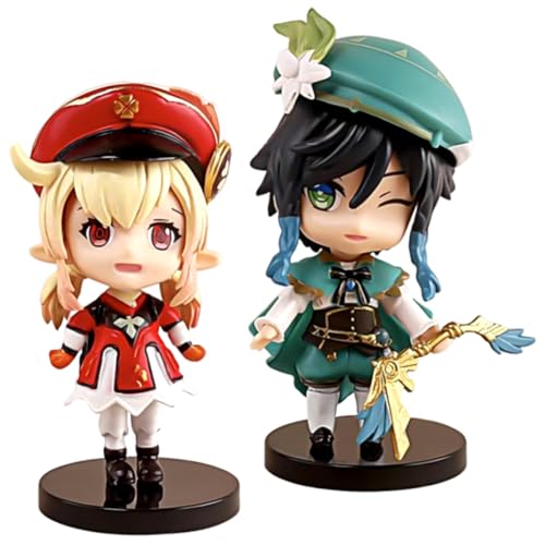 OZXVXZO 2 Stück Geenshin Impact Figuren, Geenshin Impact Ornamente, Geenshin Spielzeug Mini Figuren Set Action Figure Kuchen Dekoration Tortenfiguren Charakter Figuren Modell Dekoration für Kinder OZXVXZO 2 Stück Geenshin Impact Figuren, Geenshin Impact Ornamente, Geenshin Spielzeug Mini Figuren Set Action Figure Kuchen Dekoration Tortenfiguren Charakter Figuren Modell Dekoration für Kinder von OZXVXZO
