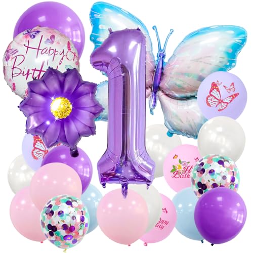 OZXVXZO 23 Stück Schmetterling Deko Geburtstag - Luftballons Geburtstag Mädchen, Schmetterling Balloon - Luftballon Rosa Aluminiumfolie Luftballons - Geburtstagsdeko für Kinder OZXVXZO 23 Stück Schmetterling Deko Geburtstag - Luftballons Geburtstag Mädchen, Schmetterling Balloon - Luftballon Rosa Aluminiumfolie Luftballons - Geburtstagsdeko für Kinder von OZXVXZO