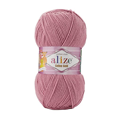 Alize 100 g Cotton Gold Premium Wolle OEKO TEX zertifiziert (676) von OZYOL