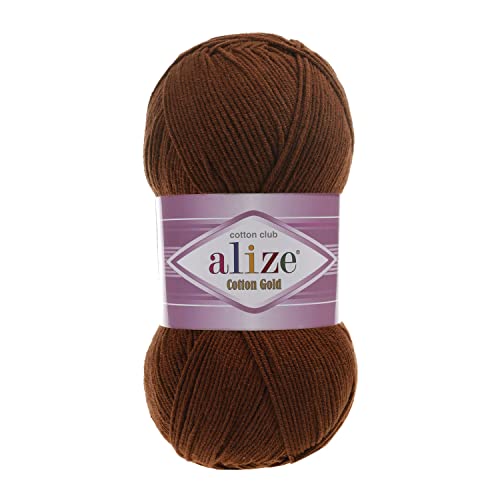 Alize 100 g Cotton Gold Premium Wolle OEKO TEX zertifiziert (690) von OZYOL