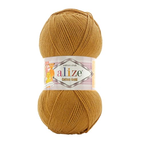 Alize 100 g Cotton Gold Premium Wolle OEKO TEX zertifiziert (736) von OZYOL