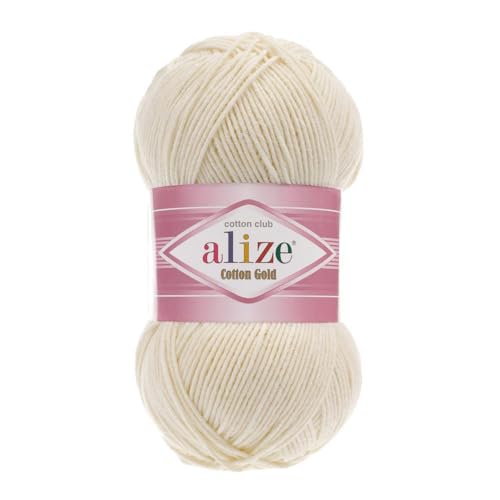 Alize 100 g Cotton Gold Premium Wolle OEKO TEX zertifiziert (878) von OZYOL