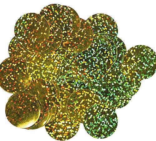Oaktree Folien-Konfetti-Holographisch, Gold, klein von OakTree