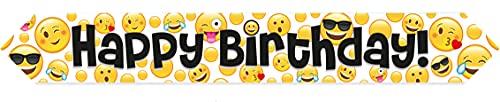 Oak Tree Emoji Happy Birthday Banner 9FT Oak Tree Emoji Happy Birthday Banner 9FT von OakTree