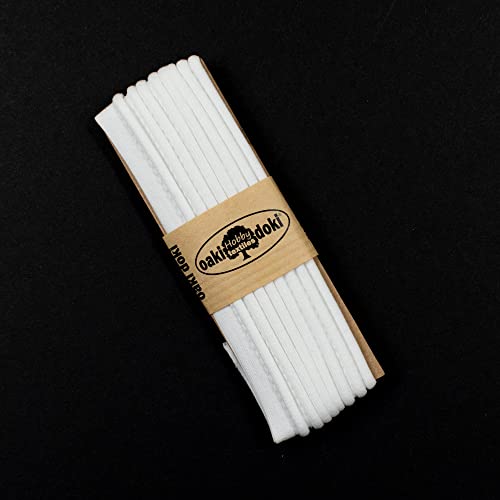 Oaki Doki Paspelband Jersey 2 m weiß | Band - Preis gilt für 1 Stück Oaki Doki Paspelband Jersey 2 m weiß | Band - Preis gilt für 1 Stück von Oaki Doki