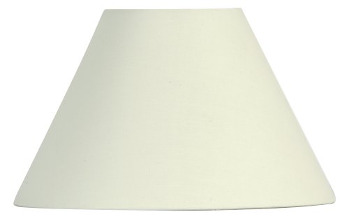 Oaks Lighting Lampenschirm aus Baumwolle, rund/konisch, creme von Oaks Lighting