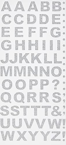 Eleganza Alphabet-Set, Synthetisches Material, Silber, 16.5 x 7.6 x 0.2 cm Eleganza Alphabet-Set, Synthetisches Material, Silber, 16.5 x 7.6 x 0.2 cm von Eleganza