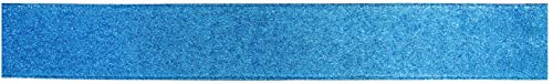 Oaktree UK Eleganza Sparkle Schleifenband mit Drahtrand, 63 mm x 9,1 m, Aqua Blue Nr. 26 von Oaktree UK
