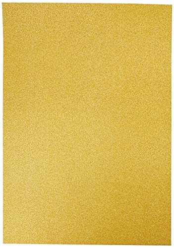 Oakwood Archer Glitzer-Karton, A4, niedriger Ausfall, 10 Blatt, Gold, 0.1 x 21 x 29.5 cm von Oakwood Archer