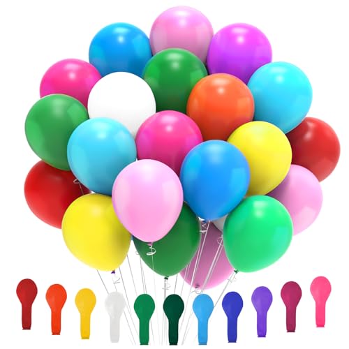 110 Stück Geburtstagsballons, 12 Zoll bunte Helium-Luftballons, Abschlussballons, für Dekoration Geburtstag, Hochzeit, Babyparty 110 Stück Geburtstagsballons, 12 Zoll bunte Helium-Luftballons, Abschlussballons, für Dekoration Geburtstag, Hochzeit, Babyparty von Oamwrae