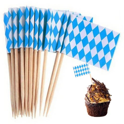 100pcs Bier Cupcake Topper, Oktoberfest Zahnstocher Flaggen Flaggen Bierparty Oktoberfest Cupcake Picks für Barbecue Snack Würste Kuchendekoration, Zahnstocher 100pcs Bier Cupcake Topper, Oktoberfest Zahnstocher Flaggen Flaggen Bierparty Oktoberfest Cupcake Picks für Barbecue Snack Würste Kuchendekoration, Zahnstocher von Obelunrp