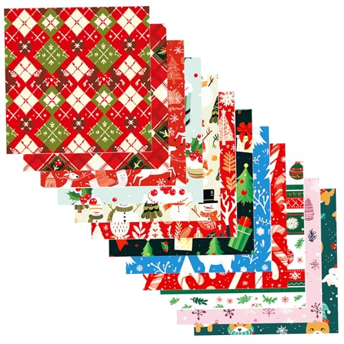 24pcs Weihnachtskraperpapier 6x6 Vintage Weihnachten Themenmuster -Scrapbook -Papier für DIY -Alben 24pcs Weihnachtskraperpapier 6x6 Vintage Weihnachten Themenmuster -Scrapbook -Papier für DIY -Alben von Obelunrp