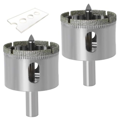 2pcs Lochsägen, 2 Zoll/50 -mm -Diamantlochsägen mit Mitte zum Schneiden von Metallholz -Kunststoff -Glassteinporzellan, Säe für Metall 2pcs Lochsägen, 2 Zoll/50 -mm -Diamantlochsägen mit Mitte zum Schneiden von Metallholz -Kunststoff -Glassteinporzellan, Säe für Metall von Obelunrp