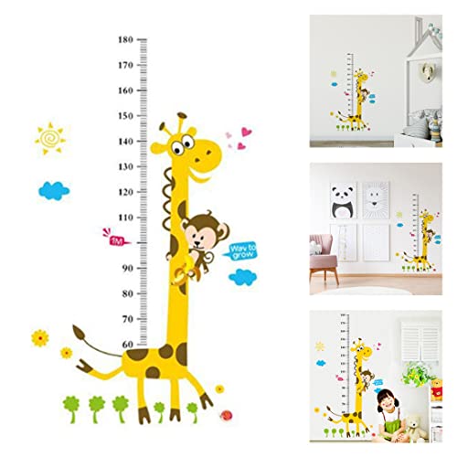 Obelunrp Height Growth Chart Wall Sticker Children Living Baby Room Decoration Giraffe Animals Peel Stick Art Wall Decor for Kids Measuring Ruler Height Decals Removable Nursery Bedroom Wallpaper Obelunrp Height Growth Chart Wall Sticker Children Living Baby Room Decoration Giraffe Animals Peel Stick Art Wall Decor for Kids Measuring Ruler Height Decals Removable Nursery Bedroom Wallpaper von Obelunrp