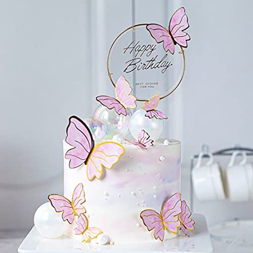 Obelunrp Papier Schmetterling Dekorationen, Kuchen -Top -Schmetterling Cupcake Topper 3D Butterfly Cake Dekor Hohlpapier Schmetterling für Geburtstagsfeier Versorgung 11pcs rosa, Schmetterling Kuchen Obelunrp Papier Schmetterling Dekorationen, Kuchen -Top -Schmetterling Cupcake Topper 3D Butterfly Cake Dekor Hohlpapier Schmetterling für Geburtstagsfeier Versorgung 11pcs rosa, Schmetterling Kuchen von Obelunrp