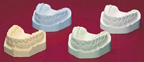 5kg Dentalgips Hardstone 300 vom Typ 3 Hightech Modellgips in vier Farben (weiß) von Oberberg-Dental