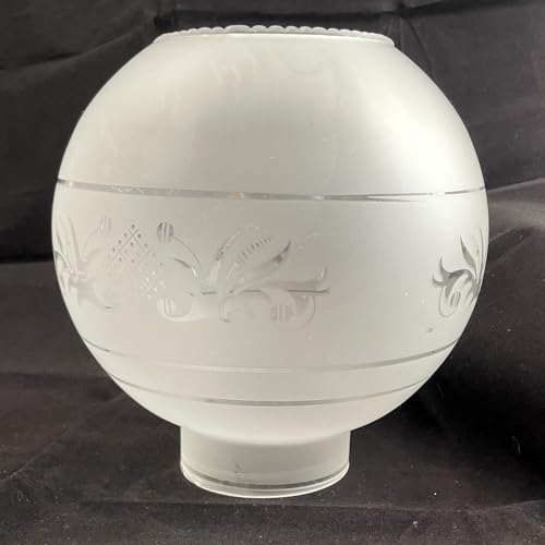 Glaszylinder Vesta Lampen Schirm mattiert mit 3 klaren Ringen und klarem Motiv Durchmesser unten Sockel 8 cm Höhe Sockel 2,5 cm Gesamthöhe 18 cm breiteste Durchmesser 18 cm Obere Öffnung 9,4 cm Glaszylinder Vesta Lampen Schirm mattiert mit 3 klaren Ringen und klarem Motiv Durchmesser unten Sockel 8 cm Höhe Sockel 2,5 cm Gesamthöhe 18 cm breiteste Durchmesser 18 cm Obere Öffnung 9,4 cm von Oberstdorfer Glashütte