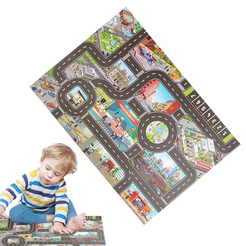 Auto für – Straßenspiel, Stadtkarte | Lernverkehr, Spielzimmer waschbar mit rutschfreiem Boden für Spielzeugfahrzeuge, und Auto für – Straßenspiel, Stadtkarte | Lernverkehr, Spielzimmer waschbar mit rutschfreiem Boden für Spielzeugfahrzeuge, und von Obesntln