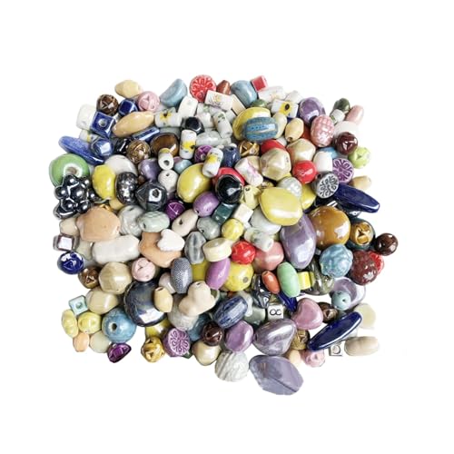 Bastelperlen aus Keramik, Porzellanperlen, handbemalte Porzellanperlen, handbemalte Porzellanperlen, großes Loch, Feengartenperlen, Bastelperlen aus Keramik, Porzellanperlen, handbemalte Porzellanperlen, handbemalte Porzellanperlen, großes Loch, Feengartenperlen, von Obesntln