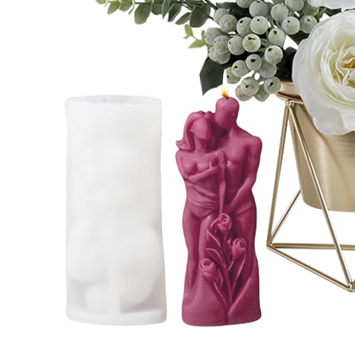 Epoxidharz Formen für Umarmungspaar, Silikonform für Liebhaber für Harz Umarmen Paare Fondant Cake Seife Handgemachte Gips Epoxidharz Form Resin Form von Obesntln